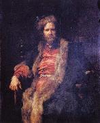 Anthony Van Dyck, Portrait of the one-armed painter Marten Rijckaert.